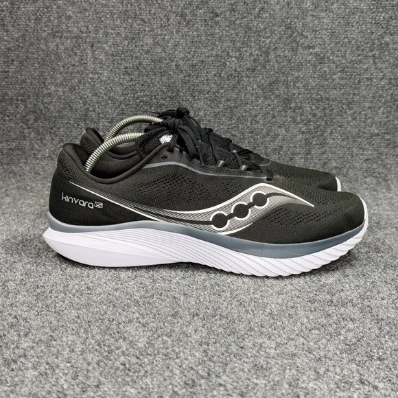 Saucony Kinvara 15 Running Shoes Men\'s 12.5 Black Athletic Run Training Sneakers main image 8